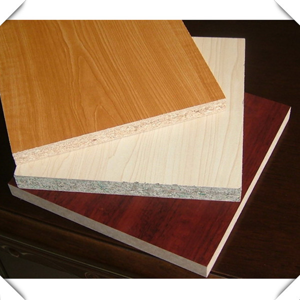 Waterproof Melamine Chipboard / Melamine Particle Board for Furniture