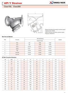 China Factory Y Type Flanged Casted Steel Strainer