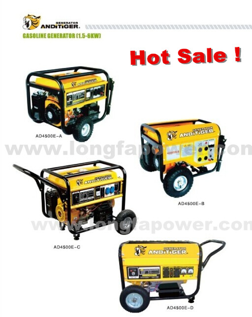 7kVA Gasoline Electric Generators with CE, Soncap, CIQ