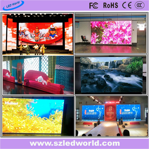 P6, P3 Indoor Rental Full Color Display Screen LED Panel Board for Advertising