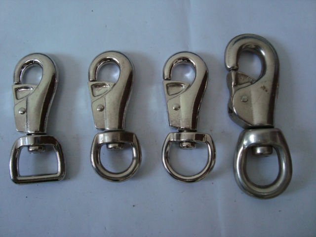 Zinc Alloy Metal Good Quality Bull Snap Hooks for Weight up