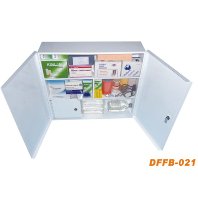 Resuable Metal Factory First Aid Box for Basic Treatment (DFFB-021)