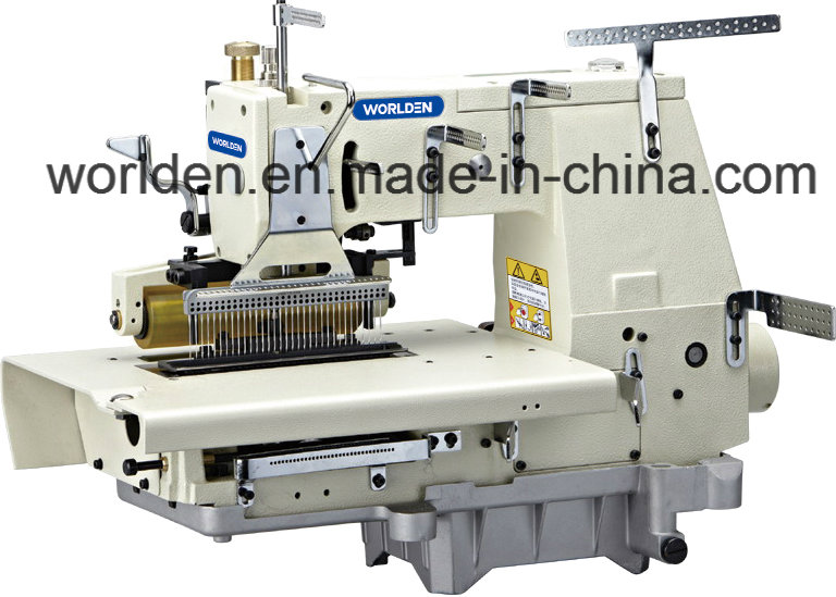 Wd-1433p 33- Needle Flat Bed Double Chain Stitch Sewing Machine