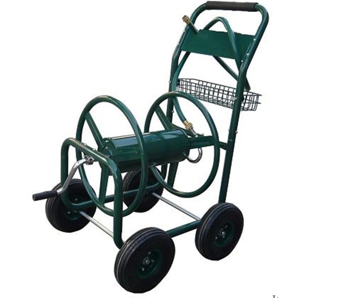 4 Wheel Garden Water Hose Reel Cart