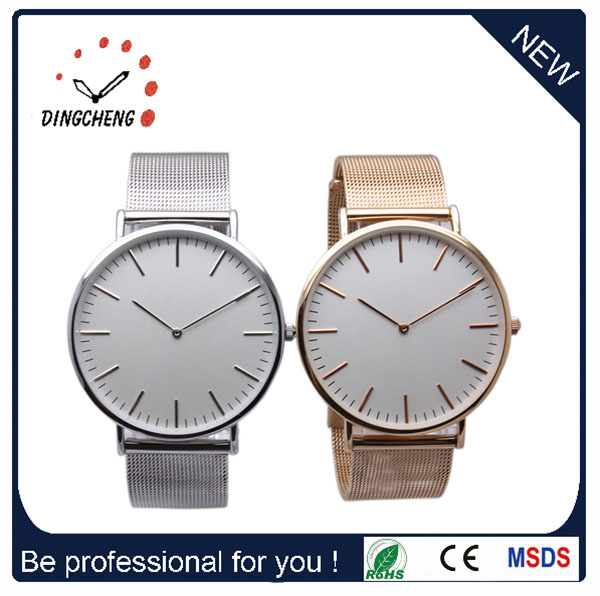 Sport Watch with 6.0mm Thickness Stainless Steel Quartz Fashion Watch for Man/Woman