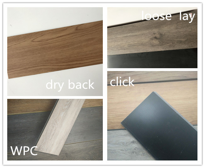 Deep Embossing Wood Pattern Color PVC Vinyl Flooring