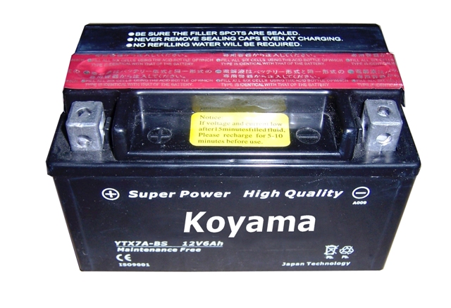 High Quality AGM Motorcycle Battery Ytx9-Bs-12V8ah