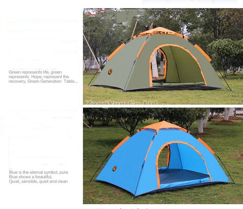 1-2 Person Single Layer Auto Camping Tent