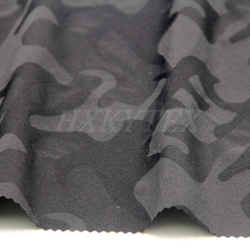 70d+40d Jacquard with 4-Way Spandex Nylon Fabric