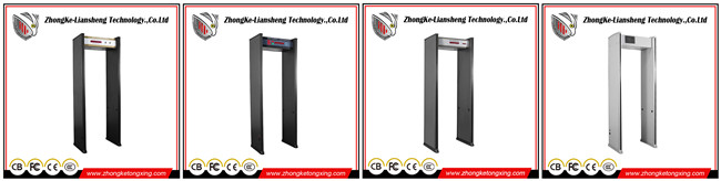 Walk-Through Metal Detector Security Detection