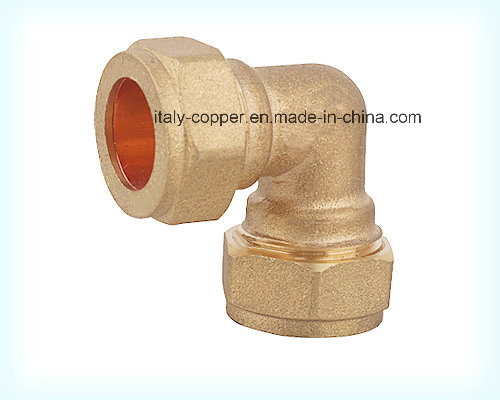 OEM&ODM Quality Brass Forged Compression Equal Elbow (AV7008)