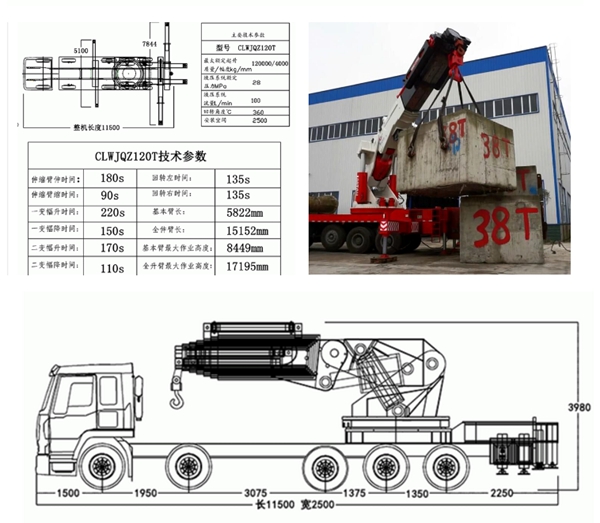 HOWO Heavy Duty Crane Truck on Hot Sale