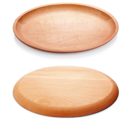 Home Use Beech Wood Tray, Wood Plate.