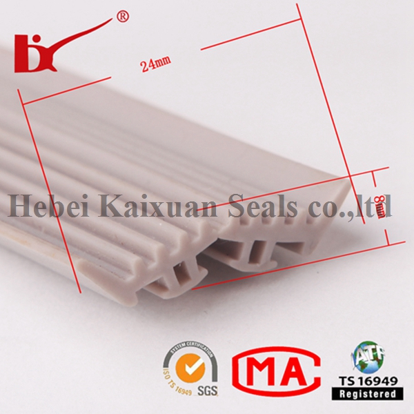 Heat Resistant Silicone Rubber Strips with Various Sizes