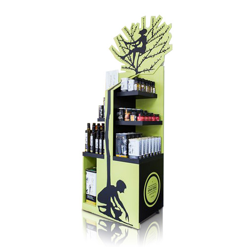 Multi-Faced Paper Display, Pop Cardboard Display Stand