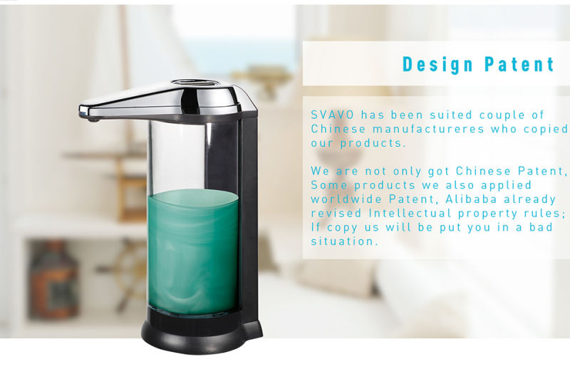 V-470 Plastic Soap Dispenser Removeable Taple Type Automatic Liquid Soap Dispenser Refillable