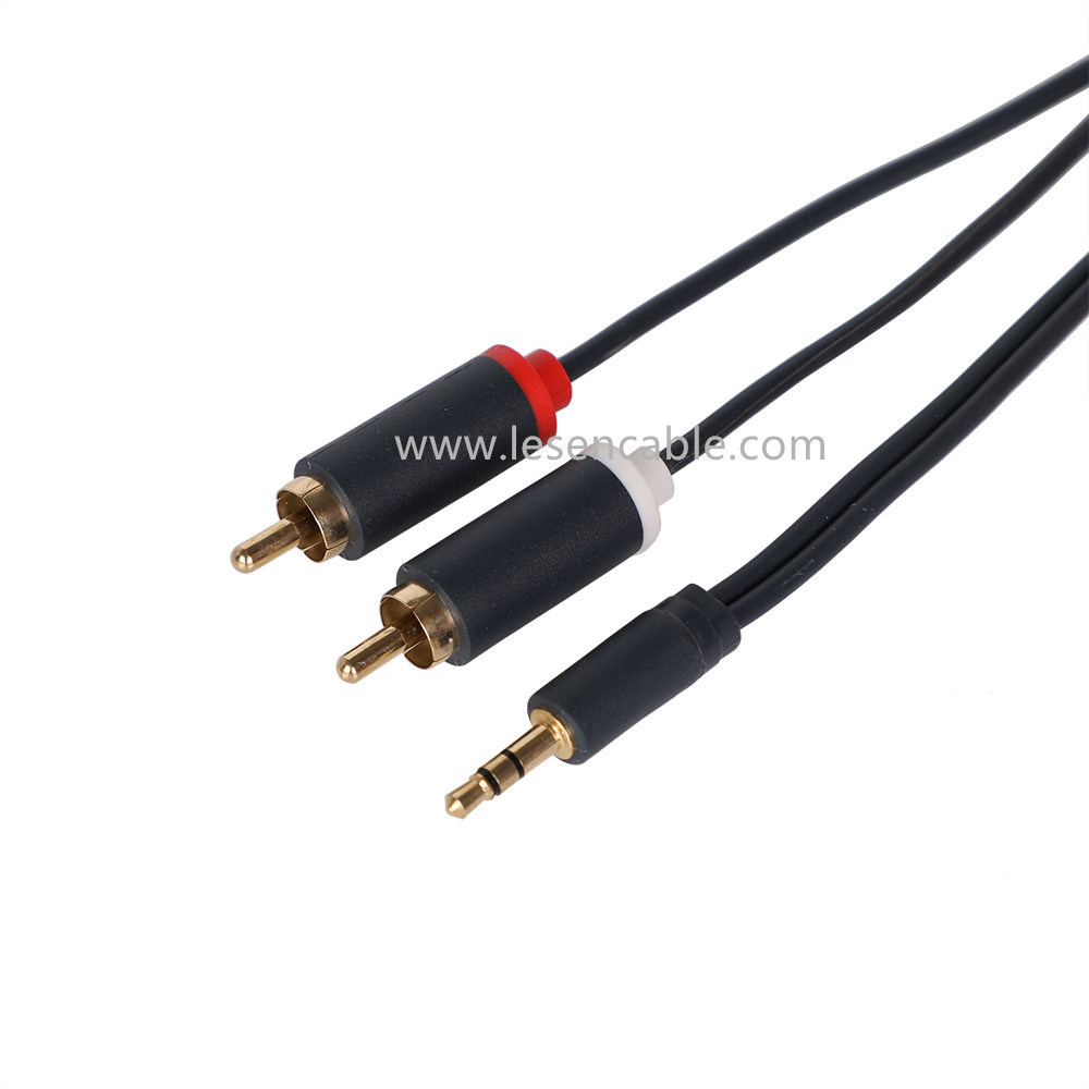 3.5mm Stereo to 2RCA Plug Cable