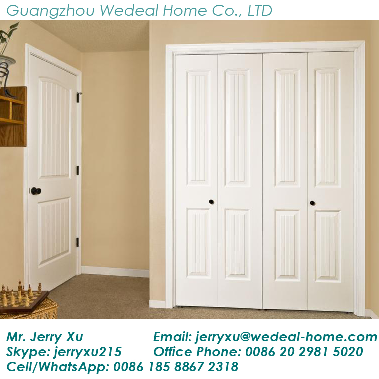 High Quality Glazed Flush Wooden Veneer Door Manufacturer From China