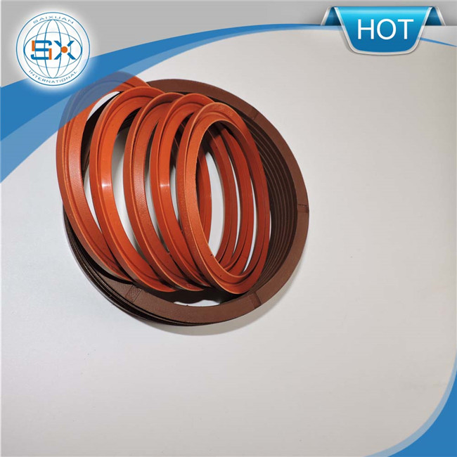 NBR/FKM V Packing Rubber Seal for Hydraulic Piston Rod