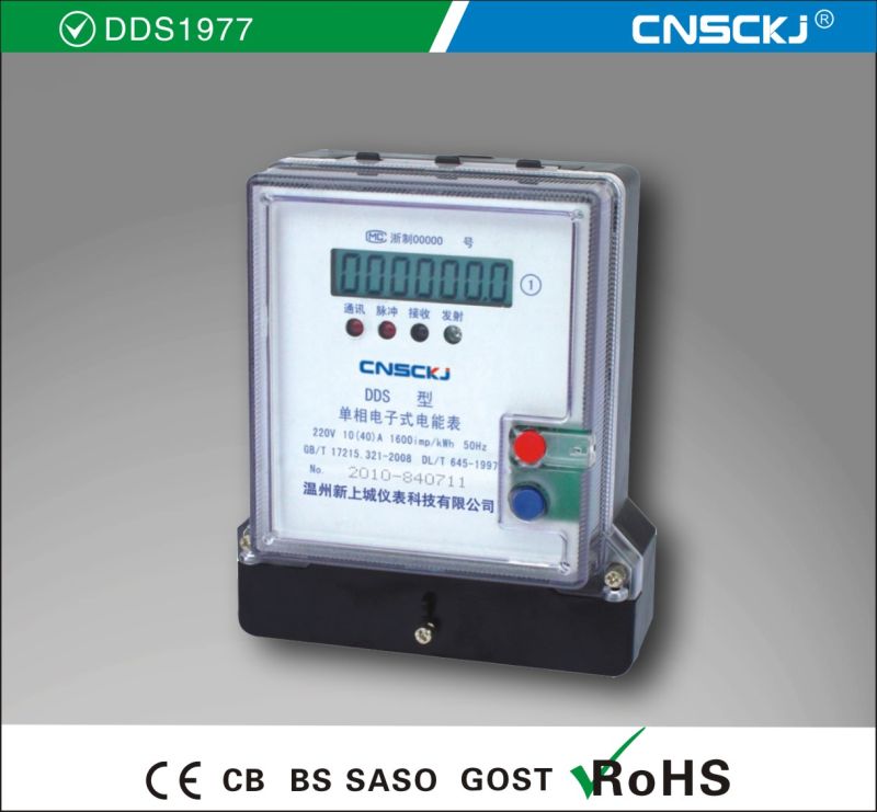 Dds1977-2 Type Single-Phase Electronic Watt-Hour Meter