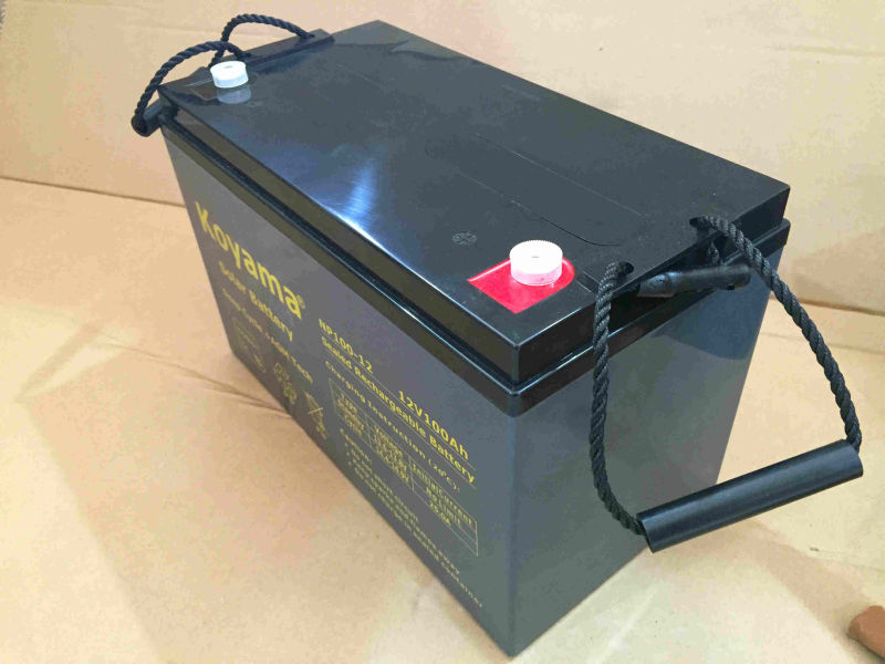 12V 100ah Lead Acid AGM Stationary Battery for Telecom, Solar & Backup System