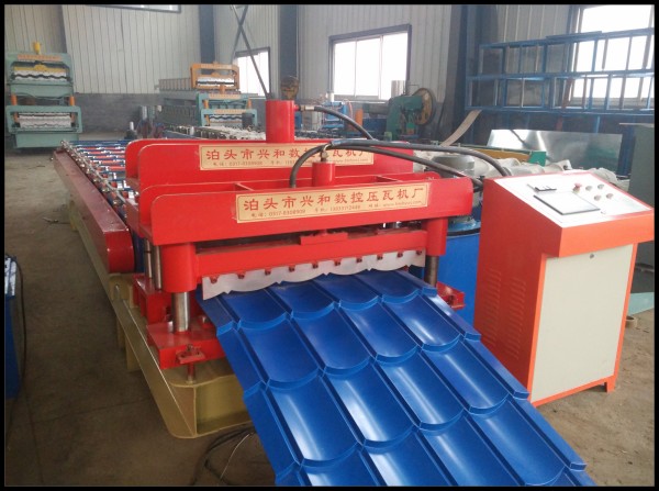 Full Auto Trapezoidal Profile and Corrugated Tile Roll Forming Machine for Roofing Sheet