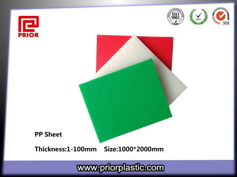 PP Plastic Sheet with 1-100mm Thickness