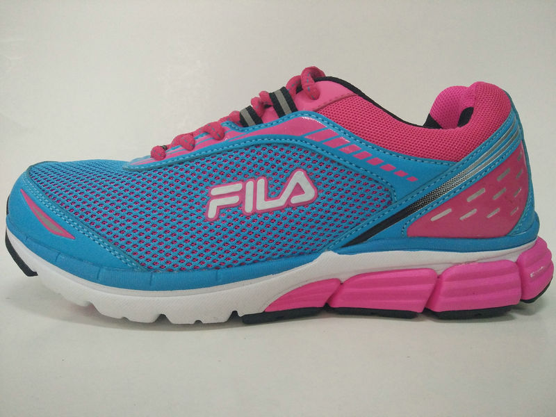 Blue Pink Kpu Running Shoes for Ladies