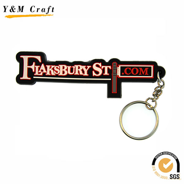 Cheap But Cool Customize Carabiner PVC Key Rings Ym1114