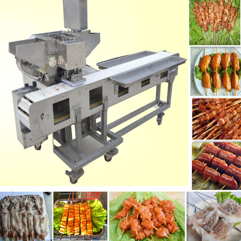 Satay Skewer Machine, Kebab Meat Slicer Skewer Machine