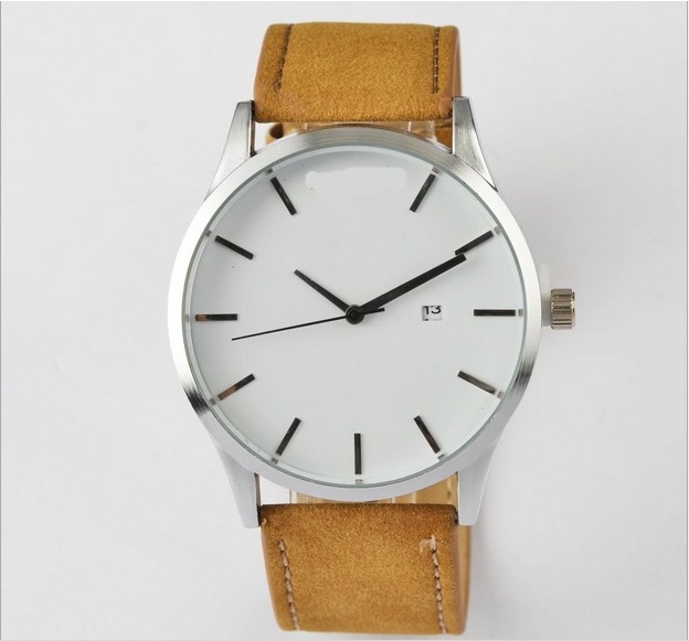 Customised Leather Strap Fashion Men Watch