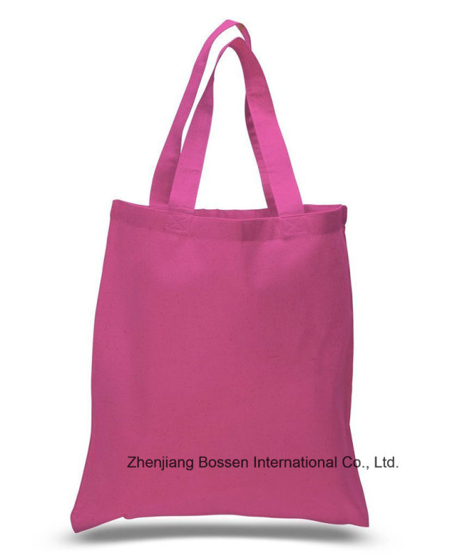 OEM Produce Logo Printed Promotional Colorful Cotton Canvas Tote Bag Hand Bag