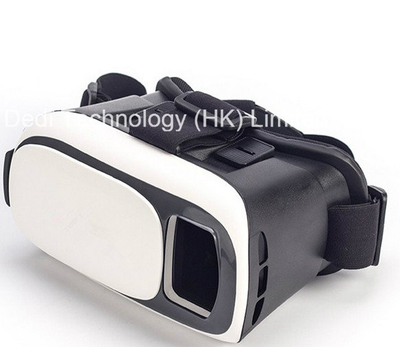 Plastic 3D Vr Virtual Reality Headset Glasses Mobile Phone 3D Movies with Head-Mounted Headband for 3.5-6.0 Inch Phone