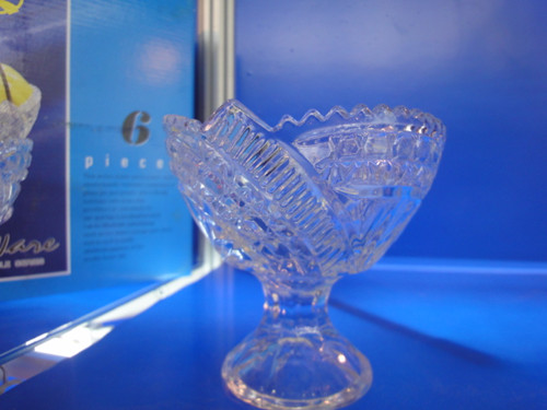 High-Quality Pressed Glass Bowl Fruit Candy Bowl Tableware