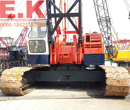 80ton Japanese Hitachi Lattice Boom Crawler Track Crane (KH300)