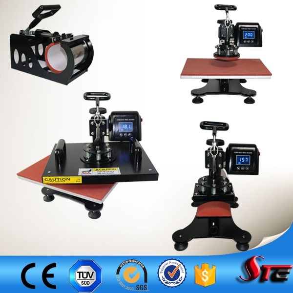 CE Certificate Combo Swing Arm Heat Press Transfer Machine