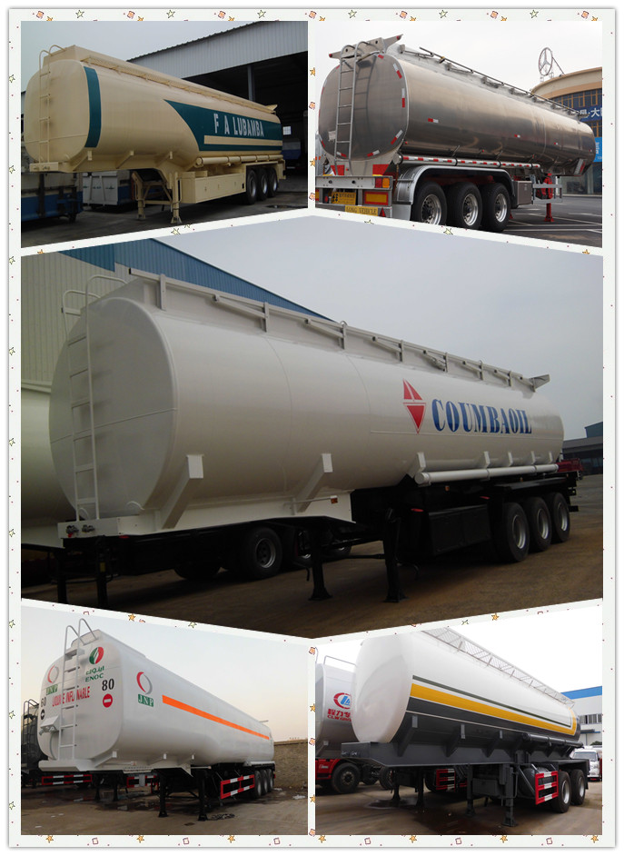 Heavy Duty 3 Axles Fuel Crude Palm Oil Tanker Semi Trailers 30, 000 Liters for Sale