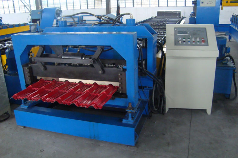 Newest Colorful Steel Tile Roofing Roll Forming Machine