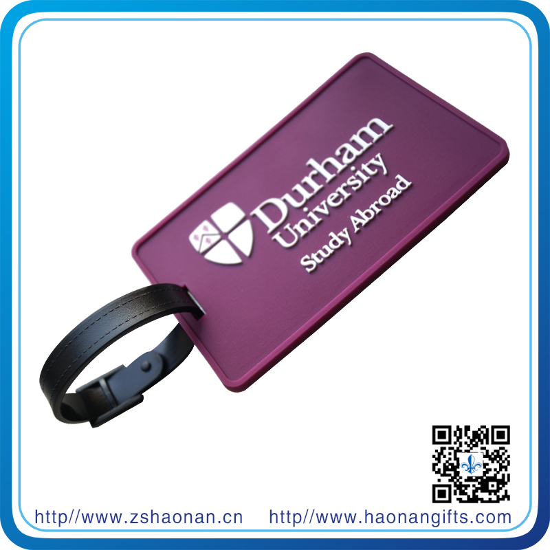 Custom PVC Logo Luggage Tag for Tourist