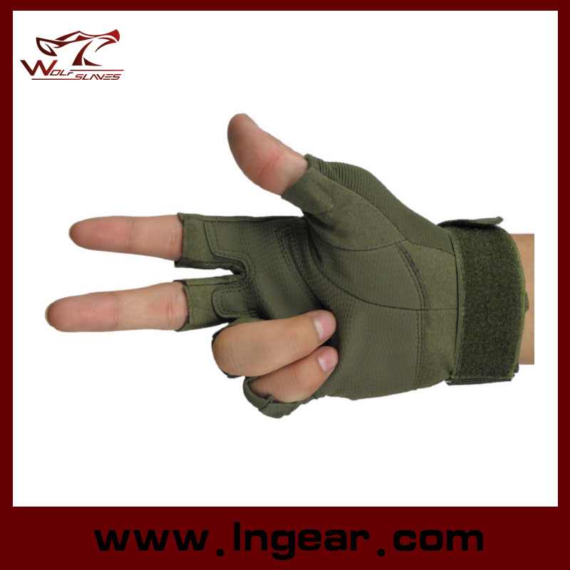 Special Operation Tactical Half Finger Assault Gloves Blackhawk Gloves