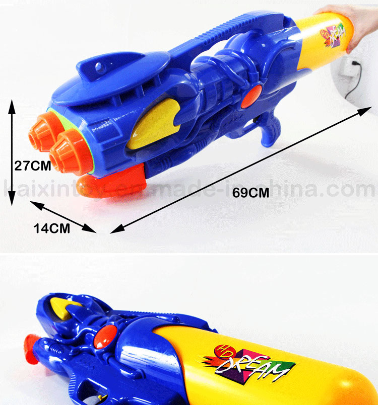 High Grade Plastic Double Nozzle Gun 69cm Big Water Gun (10221491)