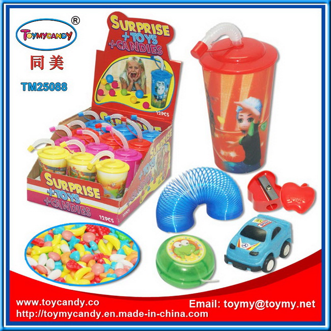 Summer Toys Water Cup with Surprise Toy and Candy