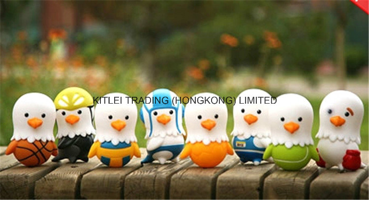 Customed Soft Plastic Squeeze Vinyl Birds Kids Baby Doll Toy