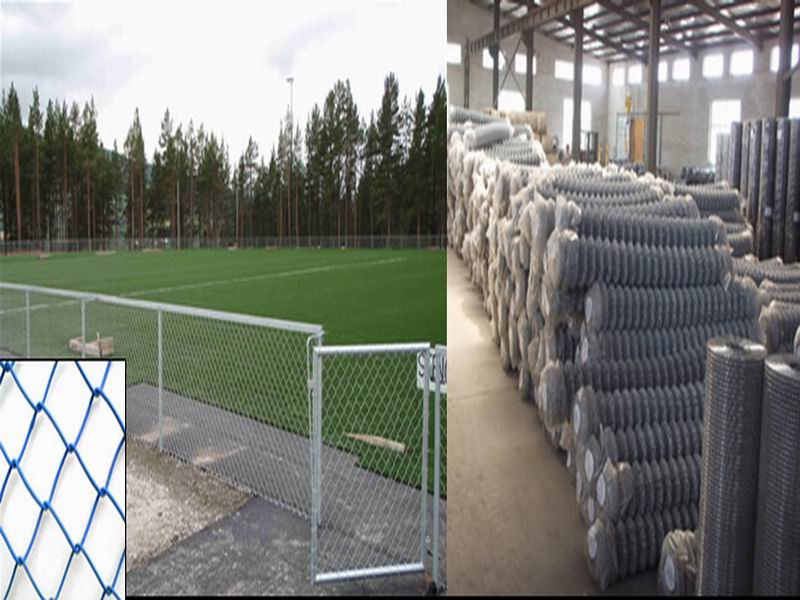 Aluminium Alloy Flexible Wire Chain Link Fence for Sport Area