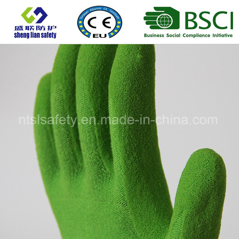 Nitrile Coating, Sandy Finish Safety Work Gloves (SL-NS111)