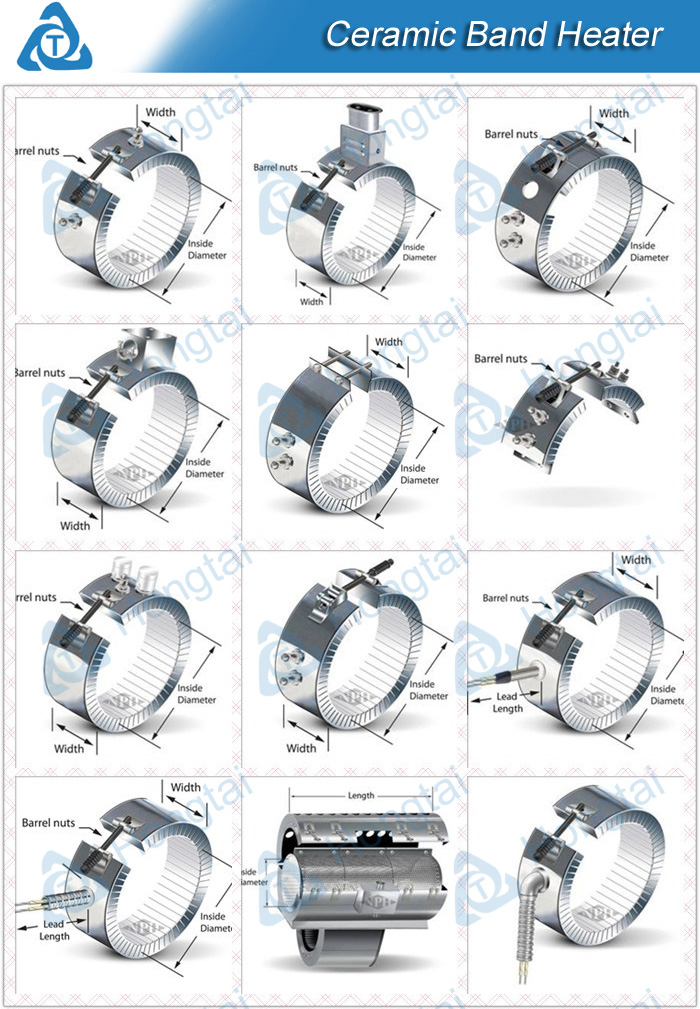 Ce and ISO Proved Ceramic Insulated Band Heater for Extruder & Injection Molding