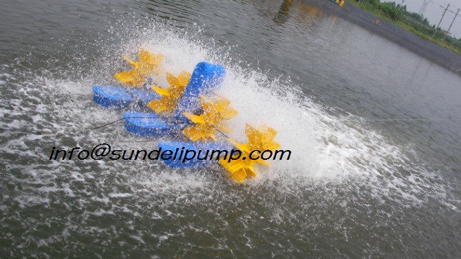 4 Impeller (2HP) Prawn Pond Paddle Wheel Aerator (YC-1.5)