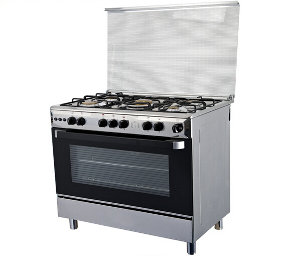 Good Quality 5 Gas Burners Gas Oven with Cooker