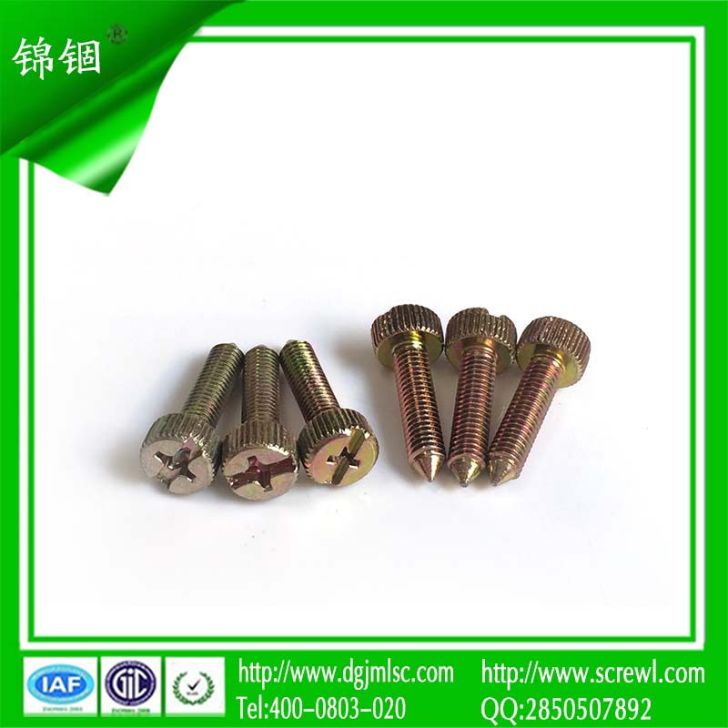 Combo Fillister Head Tip Pointed Machine Screw