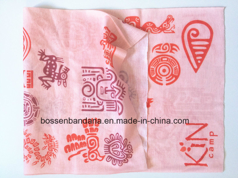 Custom Made Logo Printed UV Protection Tube Seamless Multifunctional Bandanna Headband